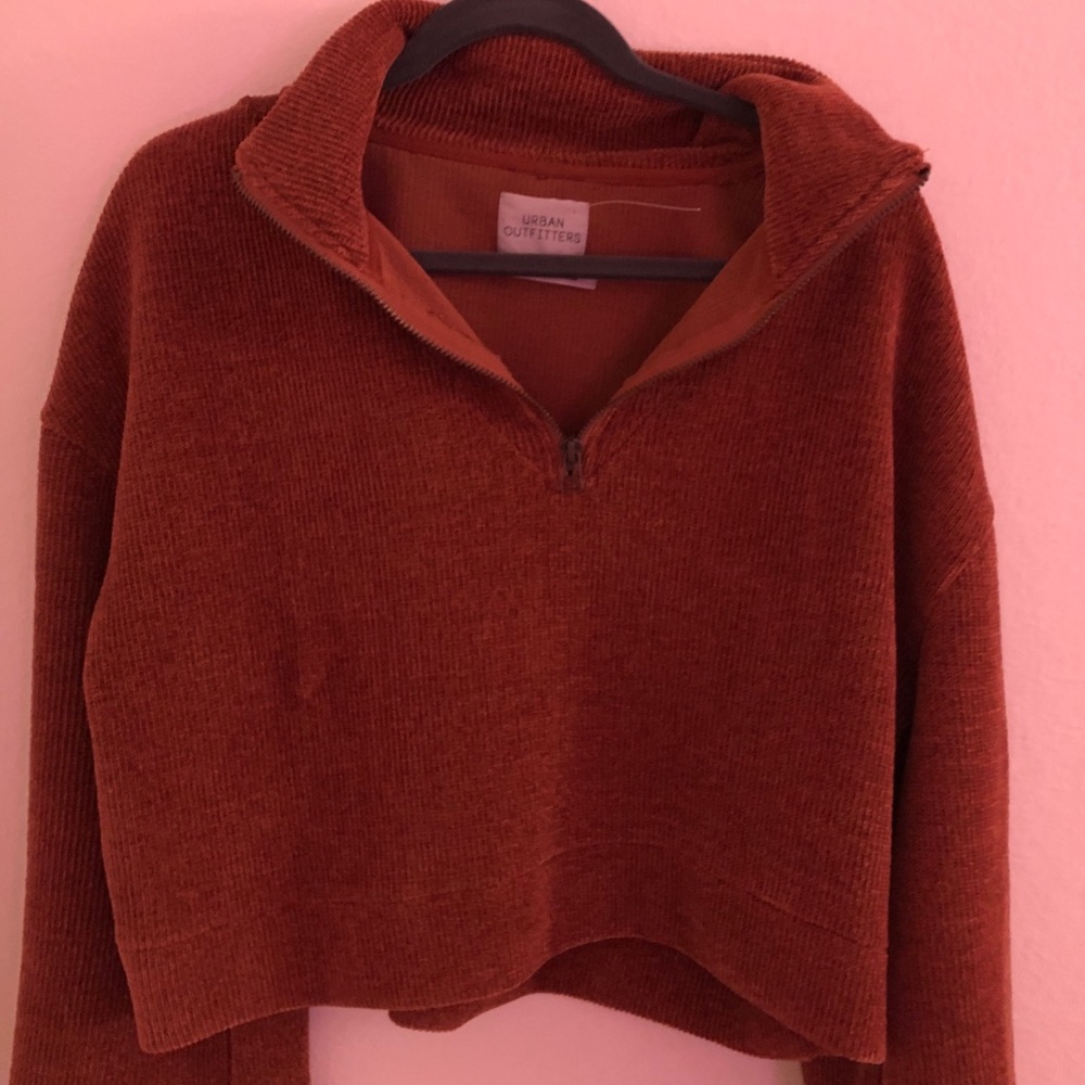 Urban outfitters chenille zip up